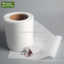 Alimentos grau 21gsm/25gsm/30gsm/40gsm white non woven rols para uso de filtro